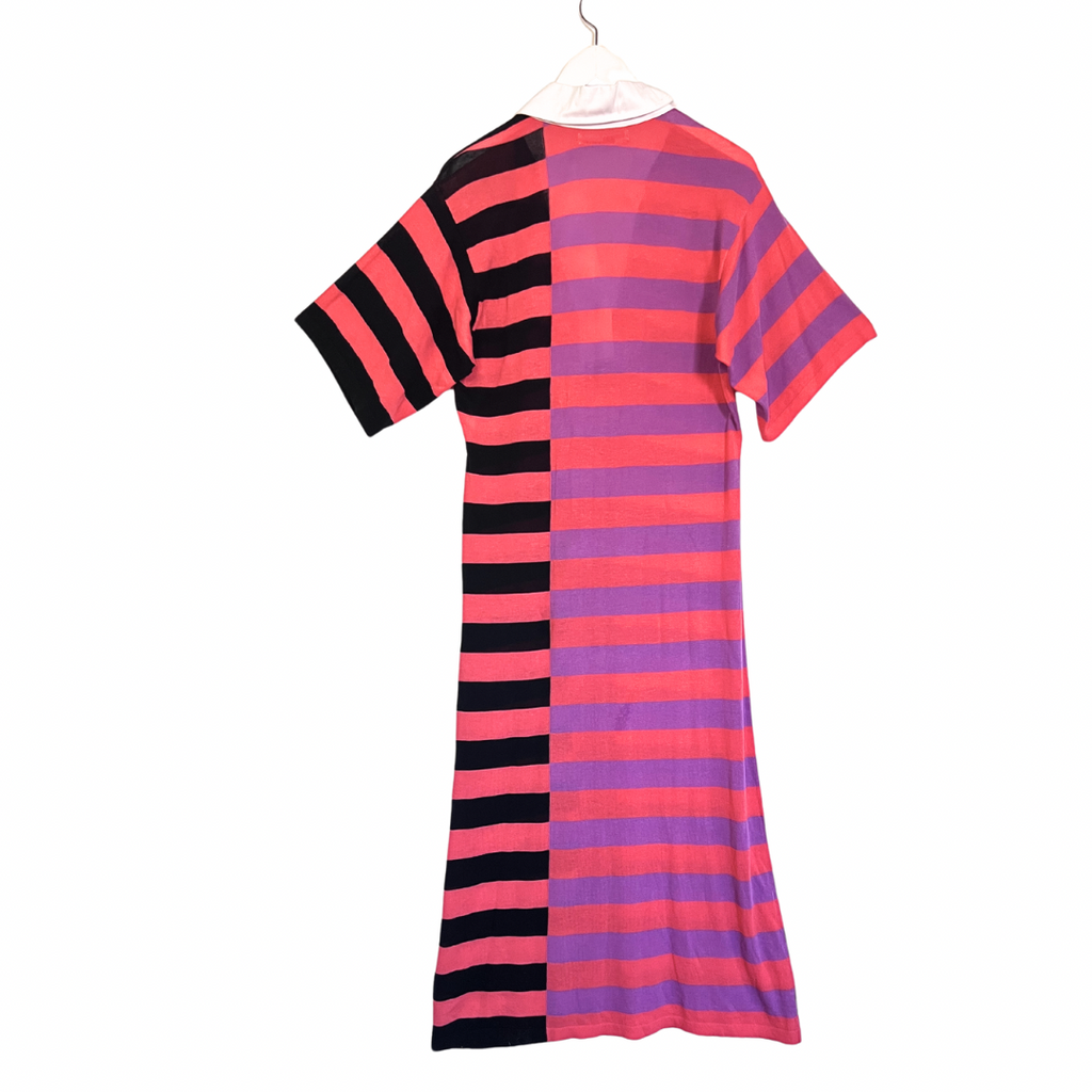 Split Stripe Oversized Rugby Dress