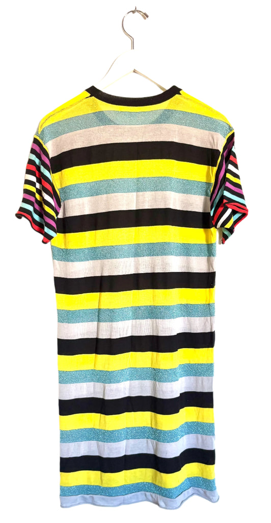 Mixed Stripe Boyfriend T-Shirt Dress