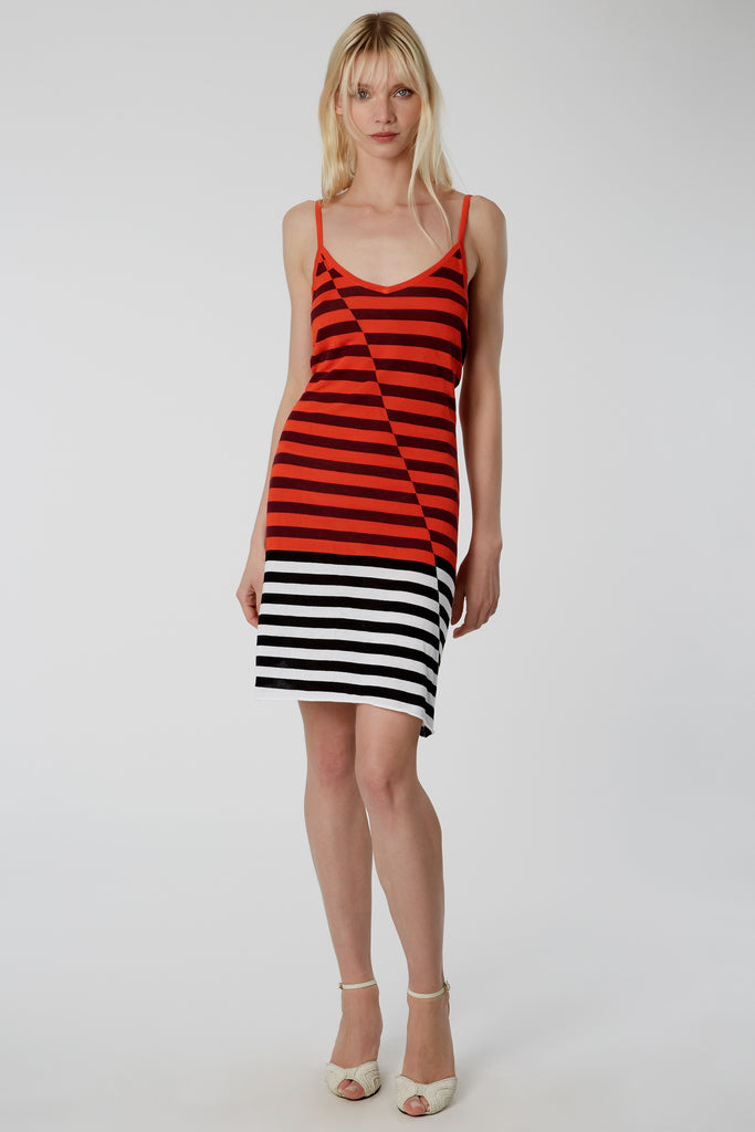 Broken Stripe Cami Dress