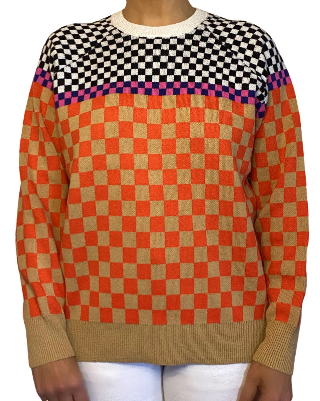 Checkerboard Sweater | Replica Los Angeles Checkerboard Sweater | Replica Los Angeles