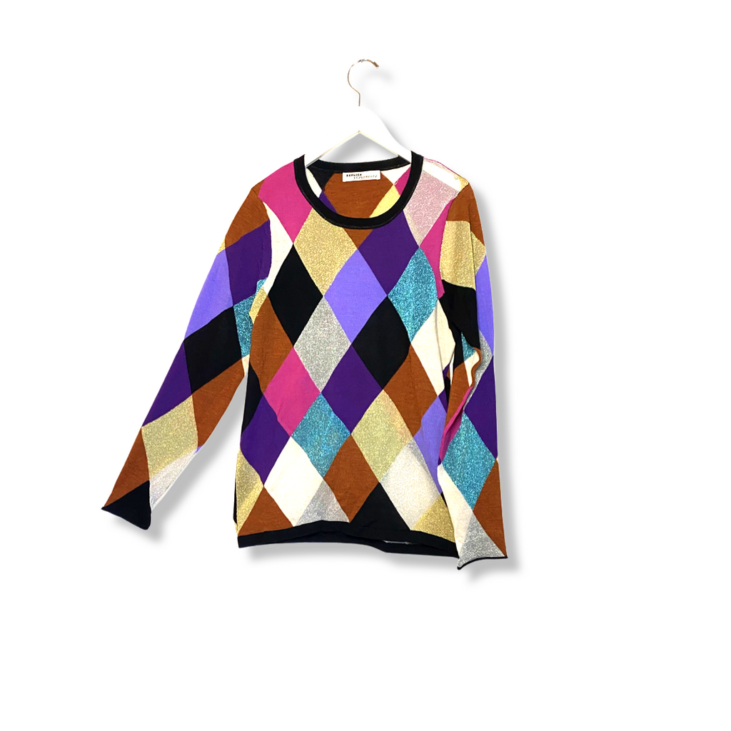 Harlequin Scoop Sweater