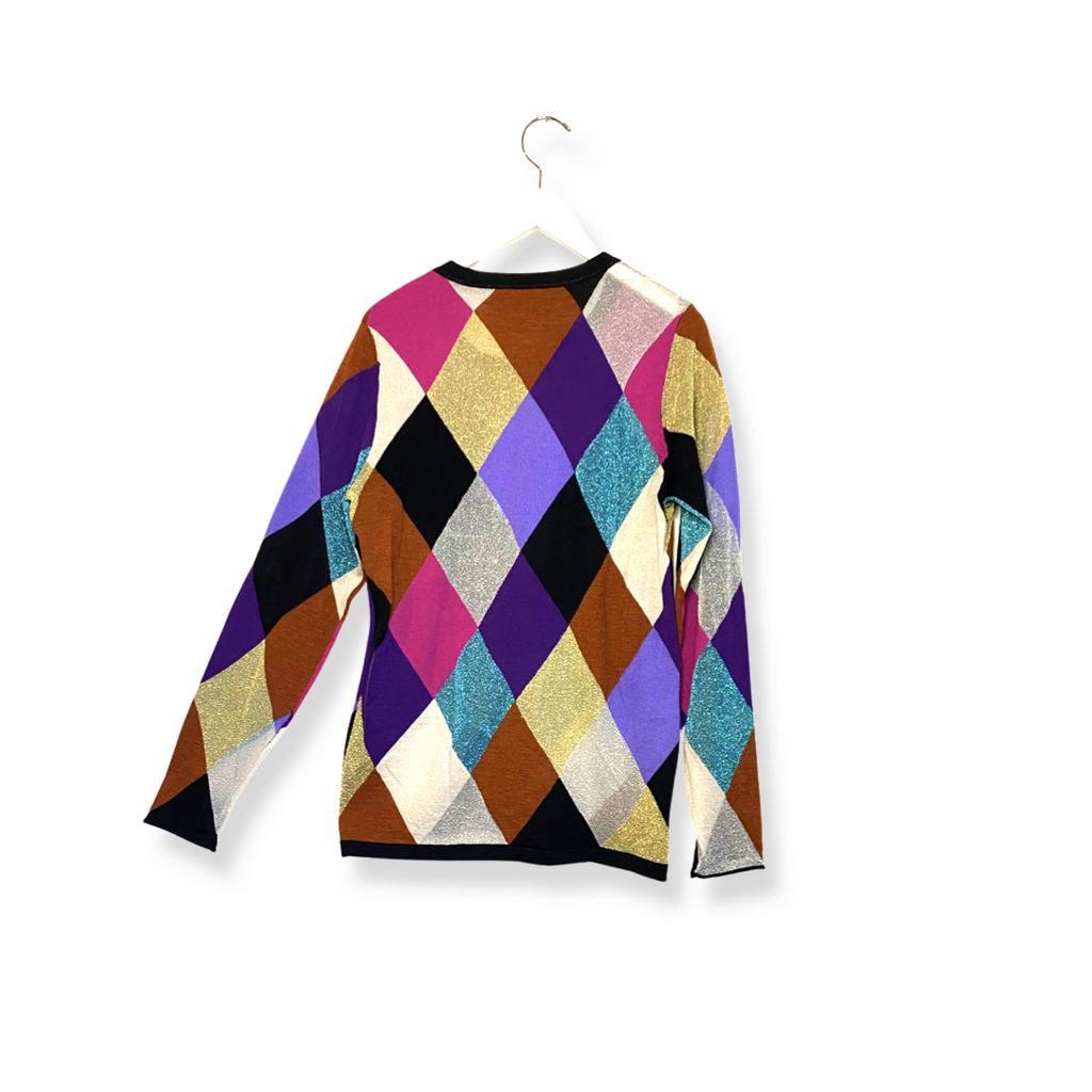 Harlequin Scoop Sweater