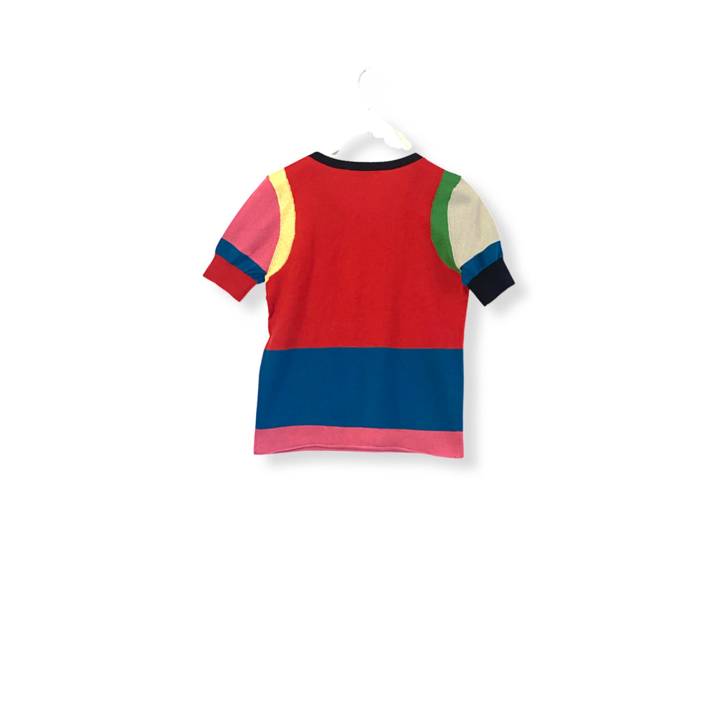 Color Block French Tee Sweater