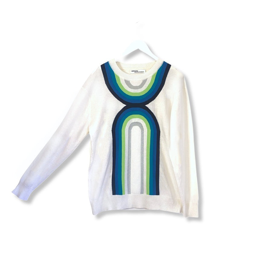 Stella Stripe Oversized Sweater Replica Los Angeles